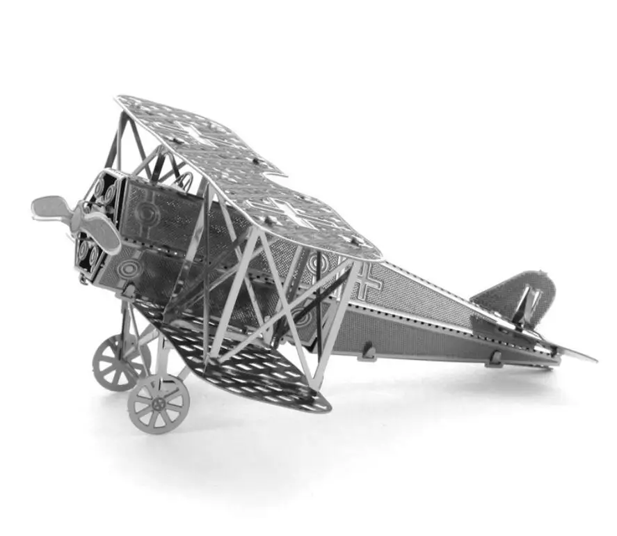 6 DIY 3D металлическая головоломка, строительная модель, набор паззлов для взрослых, сборная архитектура, самолет, Эйфелева башня, ветряная мельница, игрушечные локомотивы - Цвет: 6