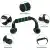 6in1 Полосы Сопротивления Push-up Bar AB Power Wheels Roller Set Machine Jump Rope Exercise Workout Home Gym Fitness Muscle Trainer