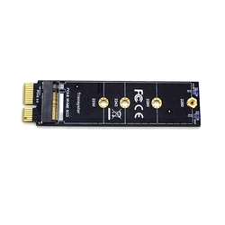 Adaptateur de carte NVME PCIE 1X vers M2 SSD, Extension PCIE X1, connecteur de clé M, prend en charge 2230/2242/2260/2280 
