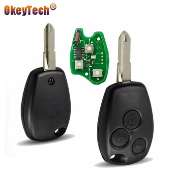 

OkeyTech Remote Key PCF7946 Chip 433MHz For Renault Trafic Vivaro Primastar Movano 3 Button Replacement Keyless Entry Fob 206