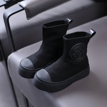 

New fishion girls boots girl's Winter Boots Shoes kids sonw boots boy's Waterproof plat with kids Winter boots 2020 Slip-On