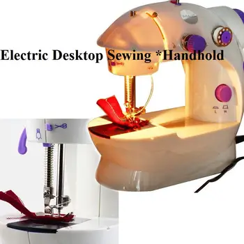 

Multifunction Portable Handheld Electric Mini Sewing Machine Home With Led