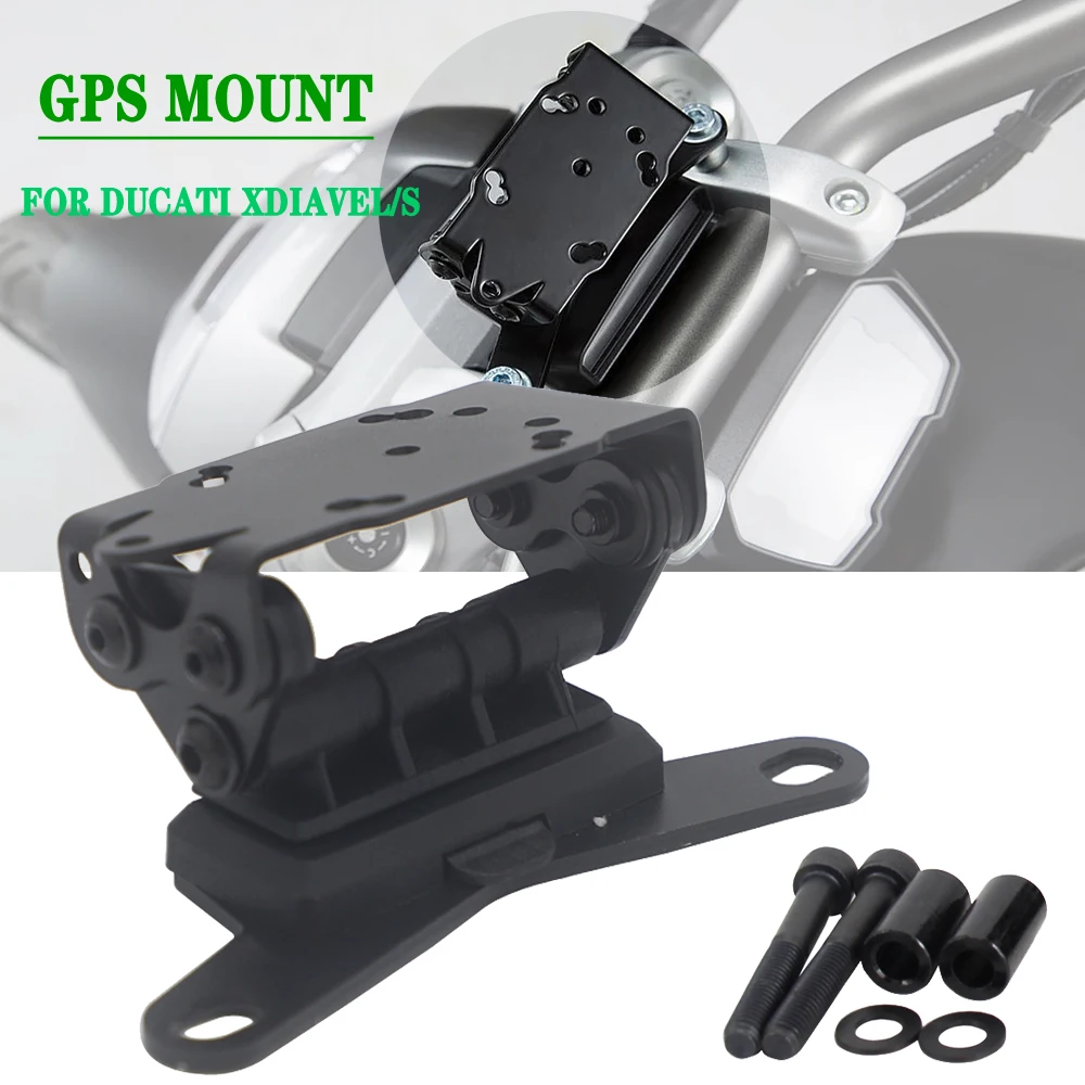 

New GPS Mount For Ducati XDiavel/S 2016-2021 Motorcycle Accessories Bracket Mobile Phone Board Bracket Holder USB
