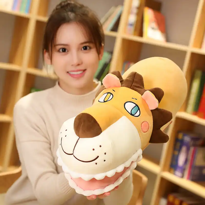 lion plush pillow