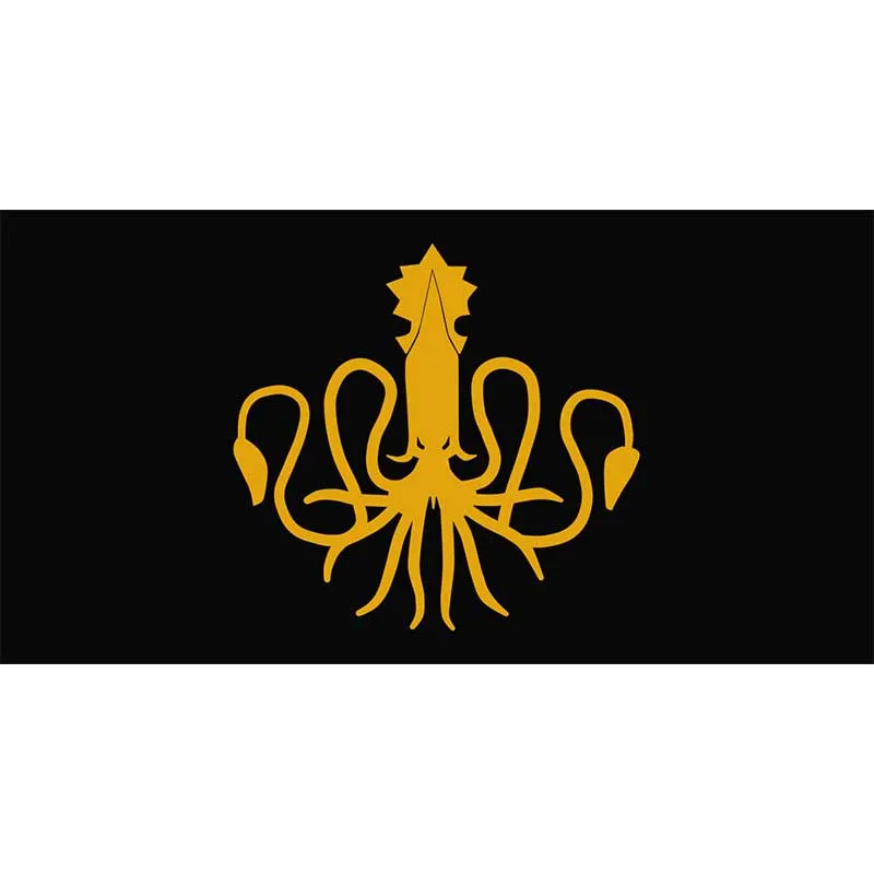 Дом Greyjoy флаг Yehoy Висячие 90*150 см Игра престолов для украшения