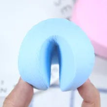 Гофрированная Массажная жемчужная Очищающая пуховка для лица, густая губка для мытья лица, отшелушивающая Очищающая Губка на заказ