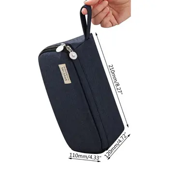 

Pencil Case Triangle Pencil Pouch Simple Pencil Bag Portable Office Supplies G92E