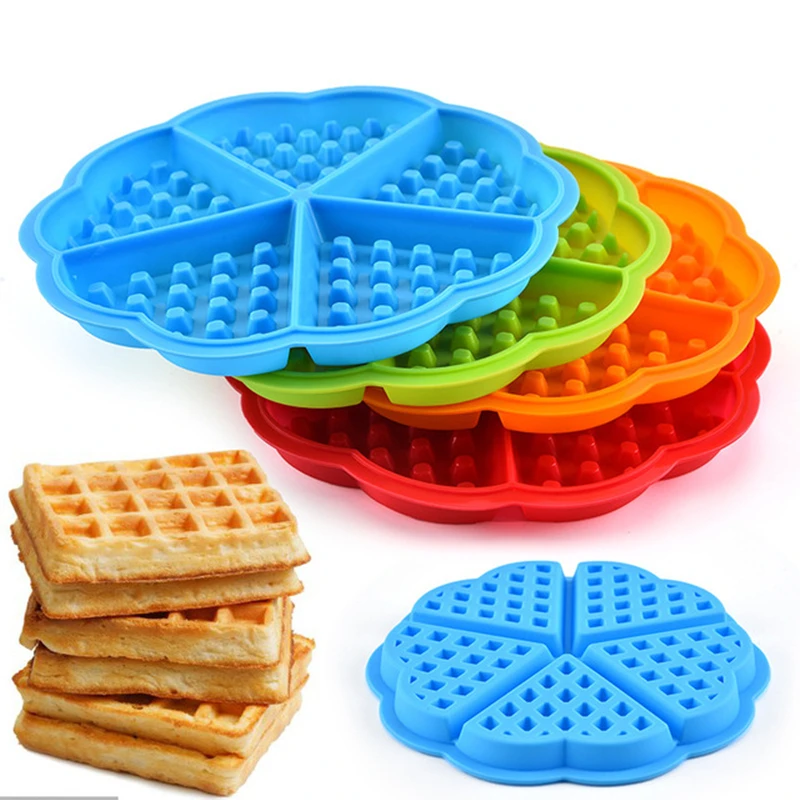 Non-Stick Silicone Waffle Mold Baking Tools