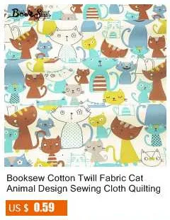 Booksew Tela Algodon напечатаны синие волны хлопок лен Африканский Анкара ткань сумка занавес Tissu Tecidos De лоскутное шитье