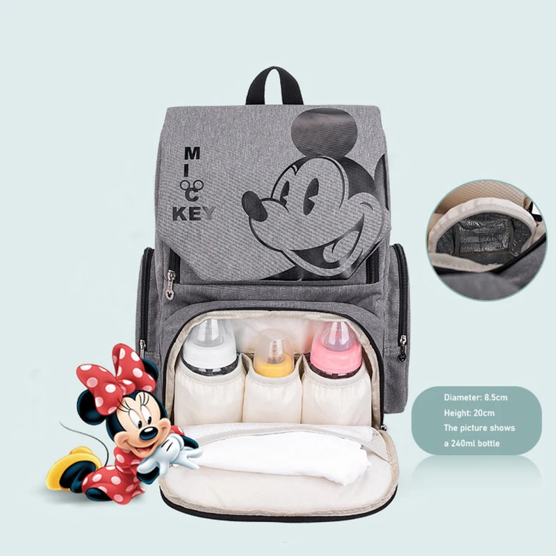 Многофункциональные сумки для подгузников Disney Mickey Minnie детские пеленания сумка