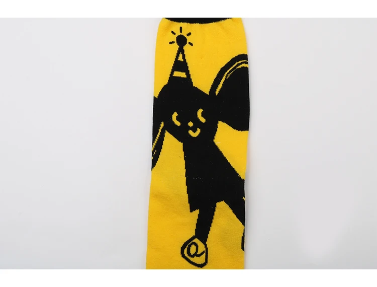 Autumn Winter New Design Women Socks Funny Sock Cotton Cartoon Animal Jacquard