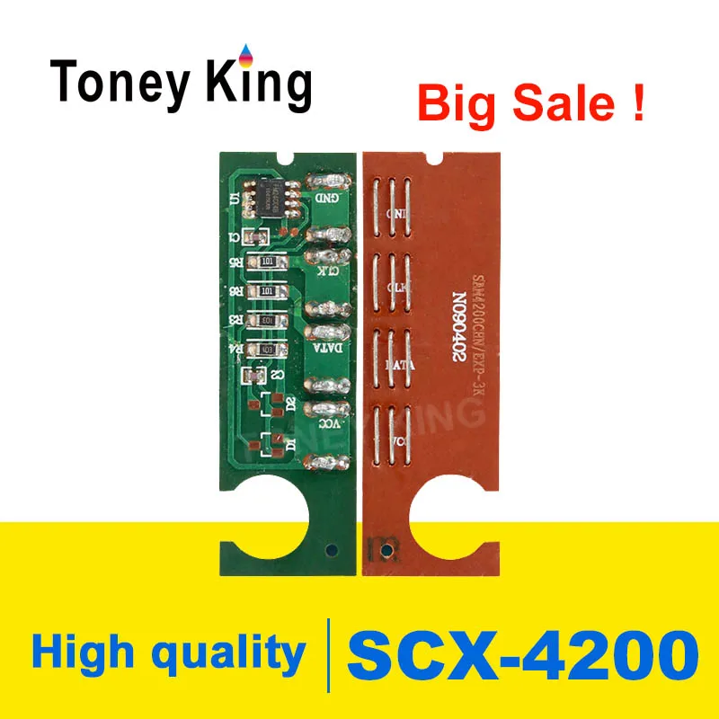 Toney King черный тонер чипы для samsung SCX-D4200A SCX 4200 SCX-4200 4210 4220 D4200A SCX-4220 принтер барабан сброс мощности чип