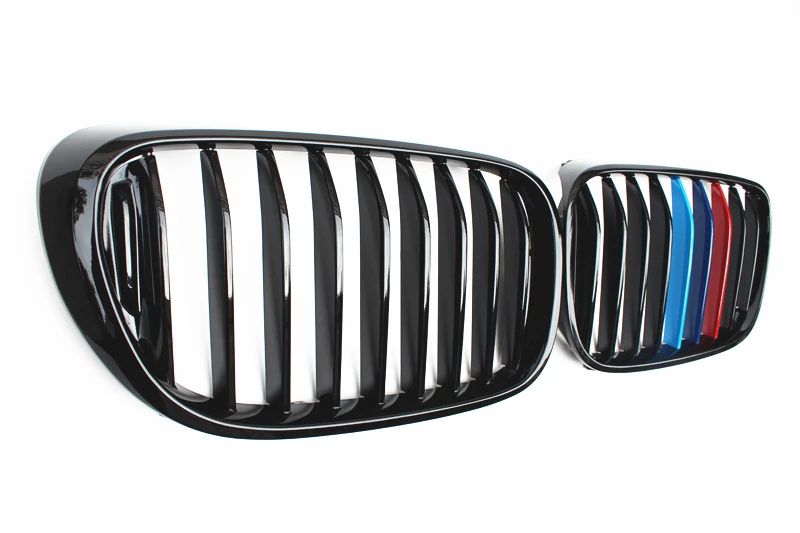 Пара G11 Однолинейный углеродное волокно глянцевая/матовая Передняя решетка для BMW 7 серии G11 G12 730i 740i ABS M цветная сетка решетка для почек