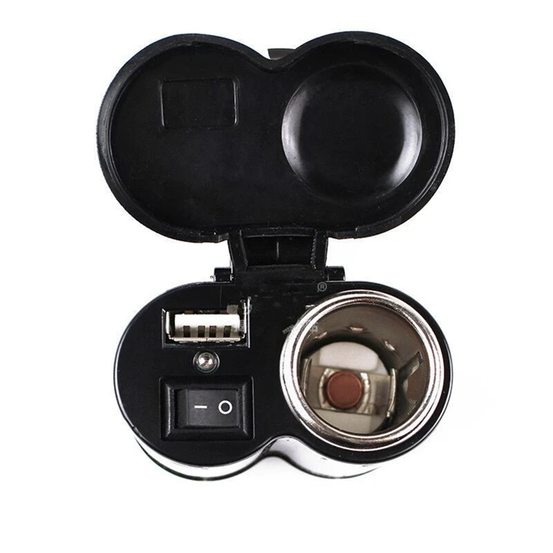12V автомобиль мотоцикл велосипед Водонепроницаемый прикуриватель USB Мощность разъем зарядки