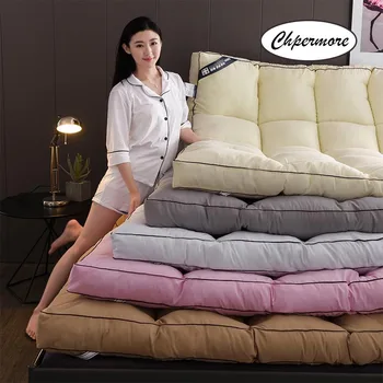

Chpermore Feather velvet Mattress Foldable Solid color Tatami Single double Mattresses Keep warm in winter King Queen Size