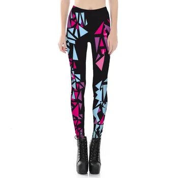 

New European and American best selling digital printing 9 leggings leggings