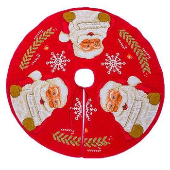 

Christmas Tree Skirt Ornament 100cm Diameter Christmas Tree Bottom Decoration Christmas Tree Skirt