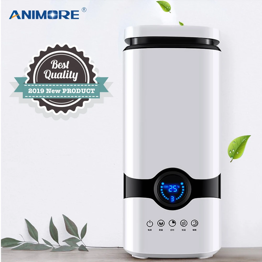 Comprar Humidificador de ANIMORE difusor de Aroma de aceite esencial relleno superior 4L humidificador de aire ultrasónico con Control remoto inteligente