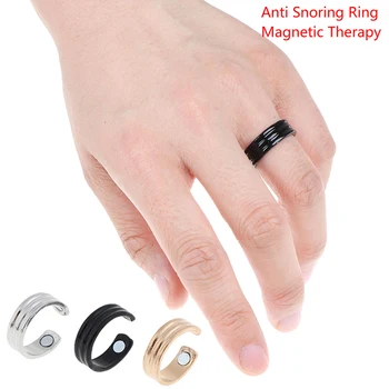 

3Colors New Titanium Alloy Anti-snoring Ring Acupressure Anti Snoring Ring Treatment Breath Sleeping Device Health Care Tools