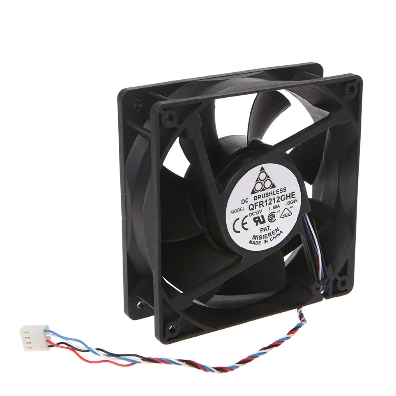 120x120x38 мм бесщеточный DC 12V 1.6A ШИМ Вентилятор охлаждения сервера для Delta AFC1212DE |