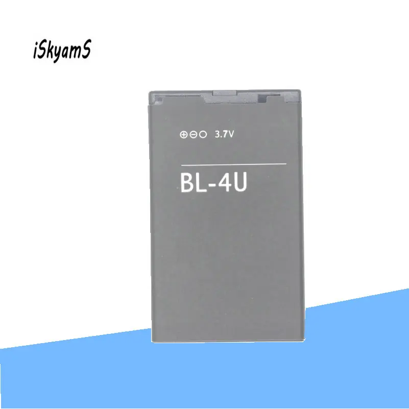 ISkyamS 1x1000 мАч BL 4U Сменный аккумулятор для Nokia 5330XM 5530XM 5730XM 5250 6212C 6600S 6600is E66 E75 C5 03