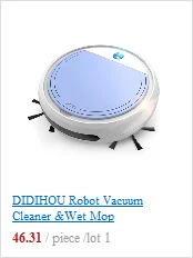 DIDIHOU 2 в 1, пылесос для уборки пыли, простое управление, USB Автоматический Интеллектуальный робот-пылесос из пластика