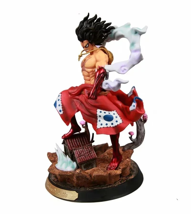 Аниме one piece Monkey D Luffy gear Fourth Snakeman кимоно Ver. GK статуя ПВХ фигурка Коллекция Модель игрушки подарок lelakaya
