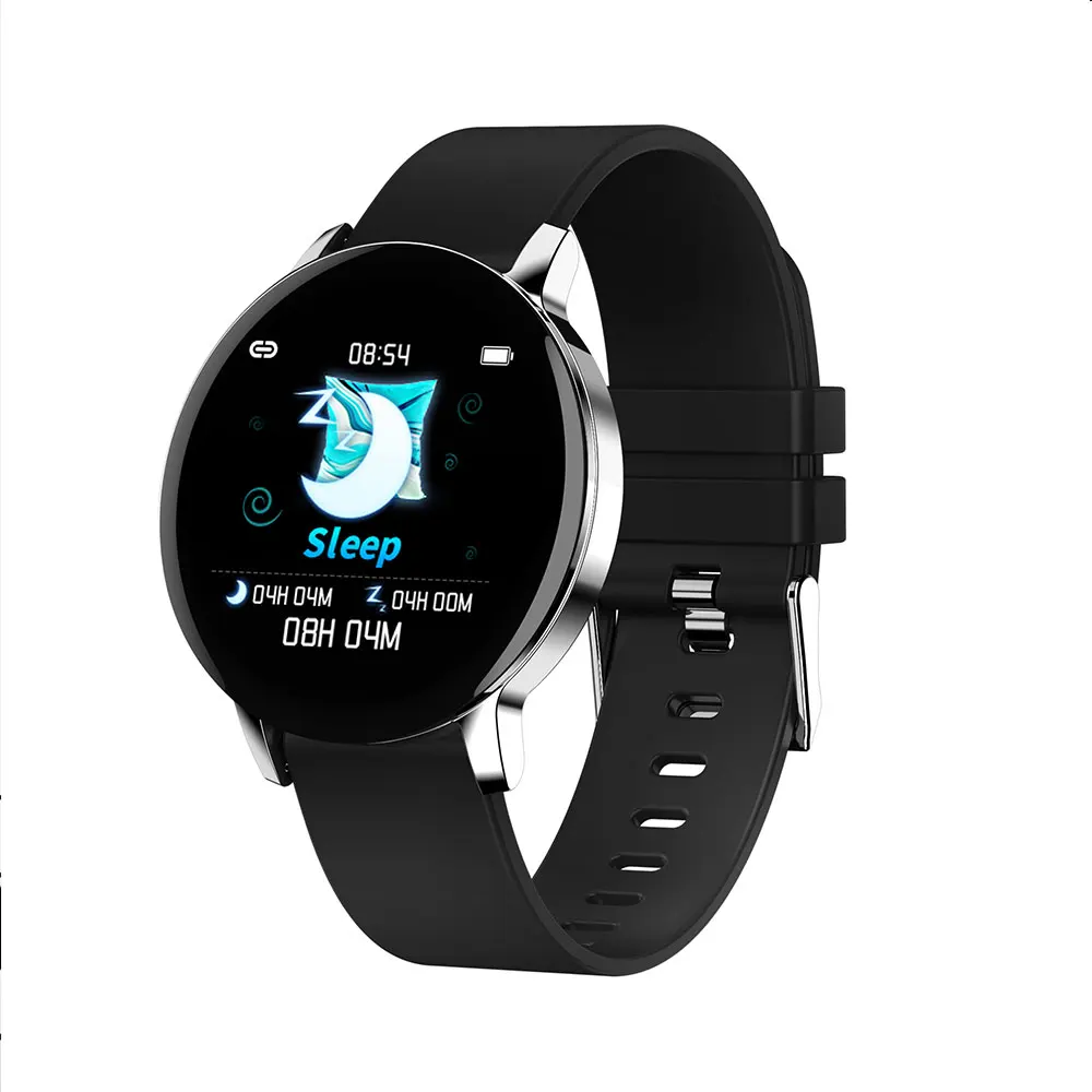 Смарт-часы R5, Android, Bluetooth, Смарт-часы для мужчин и женщин, пульсометр, кровяное давление, фитнес-трекер, спортивный браслет VS Q8 Q9, умные часы - Цвет: L6  Silica Strap B