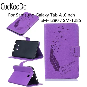 

CucKooDo Ultra Lightweight Slim-shell Stand Cover Case for Samsung Galaxy Tab A 7.0 Inch Tablet 2016 Release / SM-T280 / SM-T285