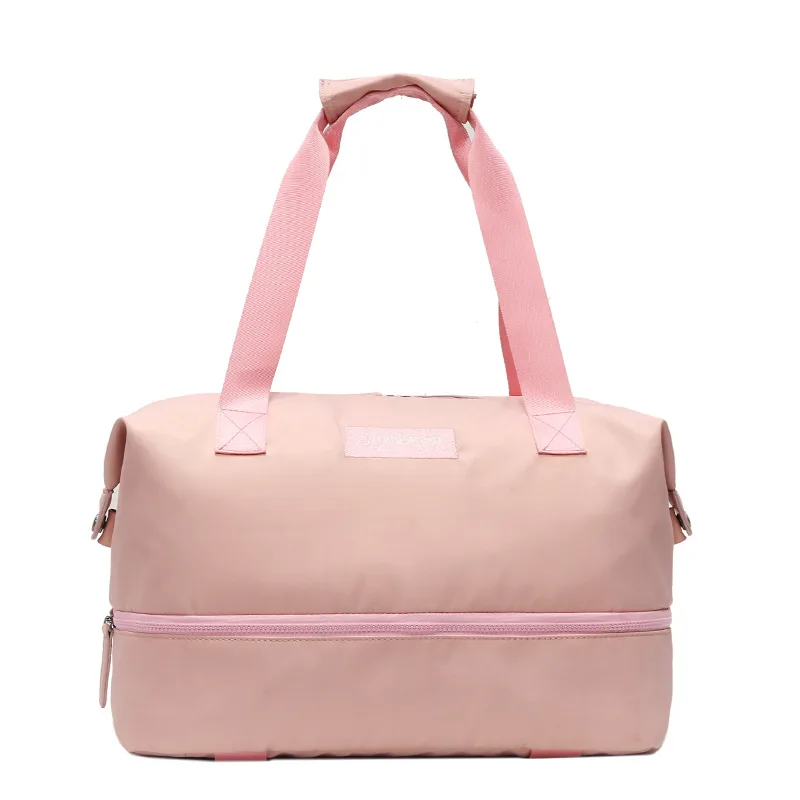 

Hand-held short-distance travel bag is portable, simple, dry-wet separation and can be set pull rod travel exercise and fitness