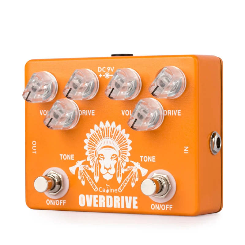 Caline Dupla Overdrive Pedal Efeito Guitarra True Bypass Acessórios Cp-70 - Image 3