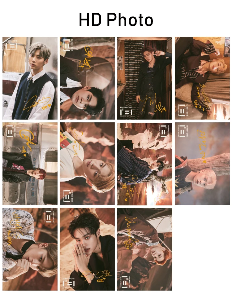 Модный Kpop WANNA ONE набор альбомов для фотографий, фирменный плакат, Подарочная сумка, хочу одну фотокнигу, баннер, значок фаната, коллекция подарков, Прямая поставка
