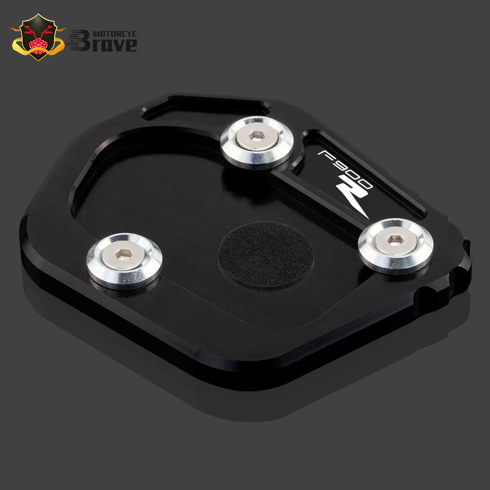CXEPI Motorcycle Kickstand Foot Side Stand Extension Pad Support Plate for BMW F900R F900XR 2020