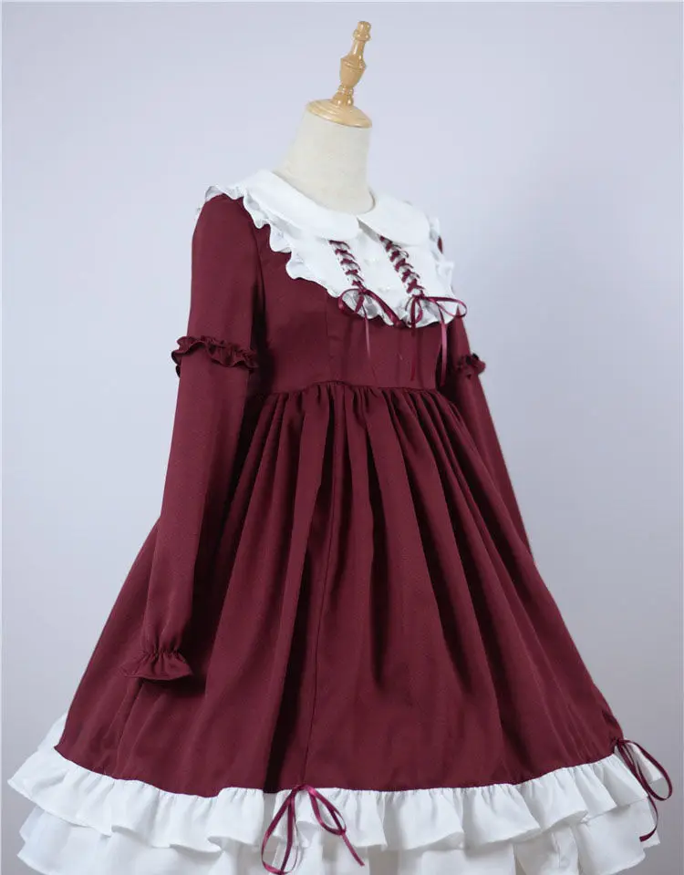 LISM Sweet Lolita Dress Vintage Printing Lace Angel Bowknot High Waist Victorian Kawaii Girl Gothic Op Cos Loli -Zentai shop online Hfc387c09665c4c0696ff2830580dcecfw.jpg