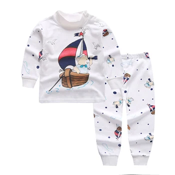 

Children's Underwear Suit Boys New Autumn Winter Cute Cotton Pajamas Kids Baby Clothes for Girls Pants Long Johns Clothing Sets