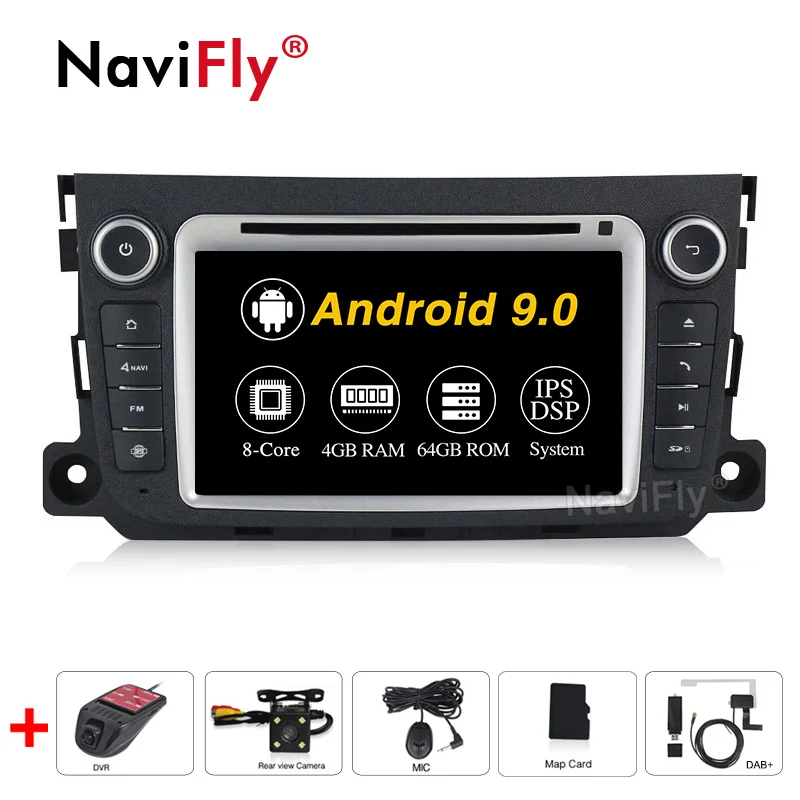 DSP IPS Eight core Android 9.0 4G RAM 64G ROM 2din Car DVD GPS player for Mercedes/Benz Smart Fortwo 2011 2012 2013 2014 DSP IPS Eight core Android 9.0 4G RAM 64G ROM 2din Car DVD GPS player for Mercedes/Benz Smart Fortwo 2011 2012 2013 2014