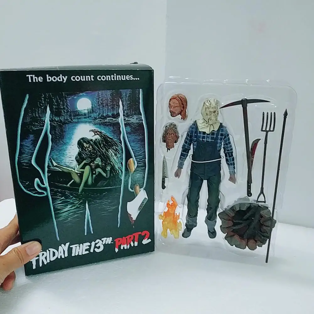 

18cm NECA Friday the 13th Part 2 Jason Voorhees Action Figure Model Toys Doll For Gift