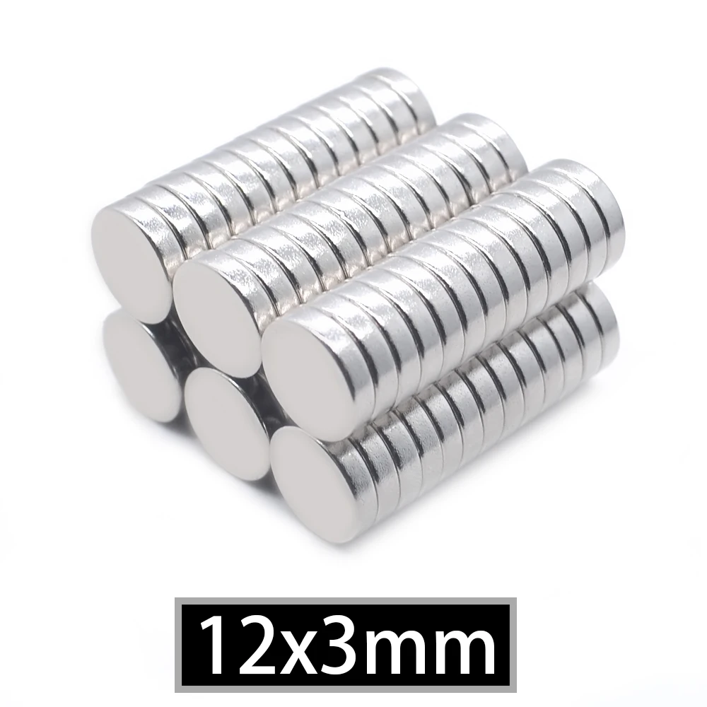 

20 pcs. 12mm x 3mm Super Powerful Disc Magnets 12 * 3 12x3 Rare Earth Neodymium Magnets N52 12mm * 3mm