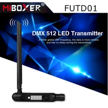 Miboxer FUTD01 DMX 512 светодиодный передатчик 2,4G Беспроводной приемник адаптер для дискотеки светодиодный сценический эффект света RGB + CCT светодиод...