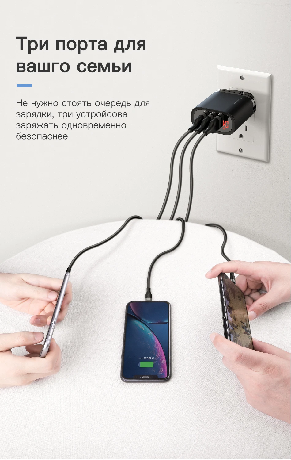 KUULAA Quick Charge 3,0 USB зарядное устройство 30 Вт QC3.0 QC Быстрая зарядка мульти разъем зарядное устройство для мобильного телефона для iPhone samsung Xiaomi huawei