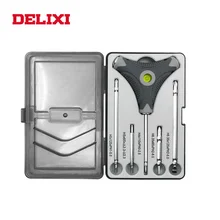 

DELIXI 5 in 1 Screwdriver Set Precision Screwdriver Kit Computer Repair Kit Manual Repair Tool For Computer Phone Watch Camera