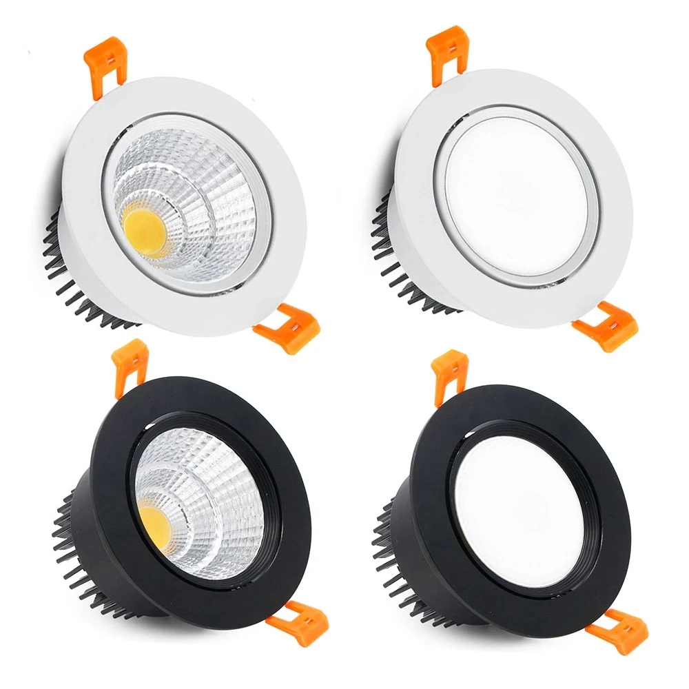 Dimmable AC85V-265V 3W 5W 7W 9W 12W 15W 18W Ceiling Downlight Epistar LED Recessed lamp Spot light For home illumination | Лампы и