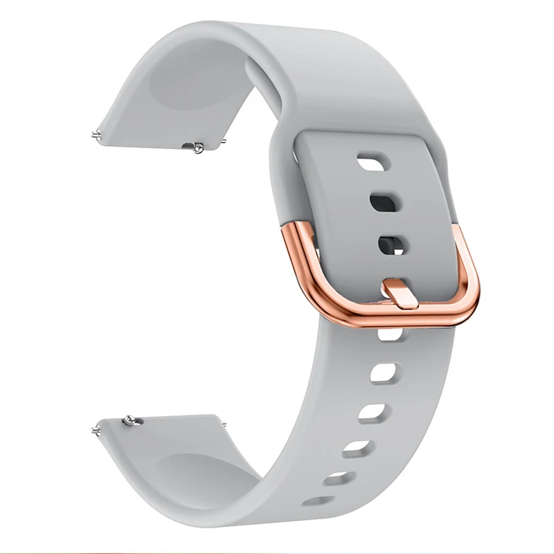 Silicone Replacement Smart Watch Strap - 20mm Wrist Band Bracelet