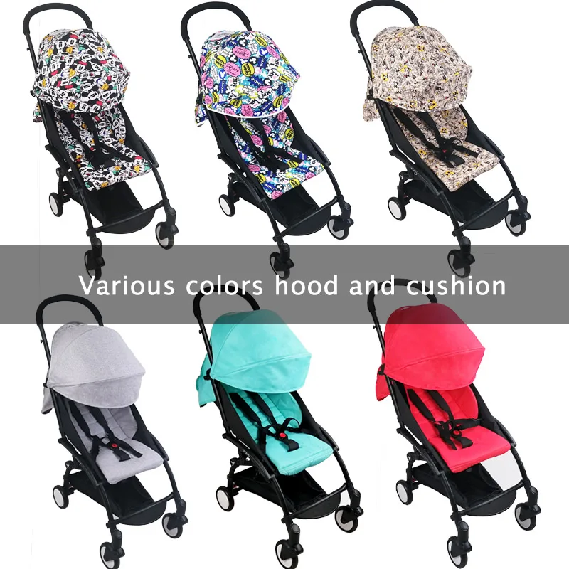 Капюшон и матрас для коляски 175 Yoya Baby Throne Oxford тканевая задняя часть с сетчатыми
