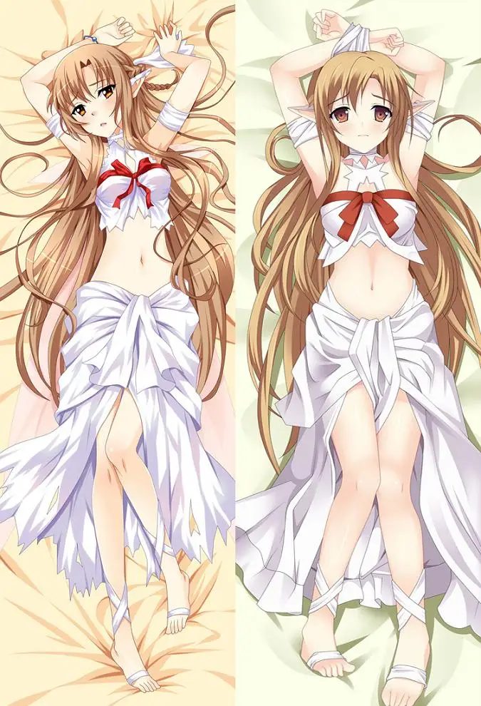 Sword Art Online Аниме Подушка Асуна чехол обнимающая подушка для тела Чехол Otaku