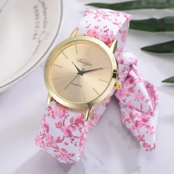 

Women's Flower Star Bow Wristwatch Scarf Band Party Casual Watch relogio feminino Montre Femme gifts for women dropshipping