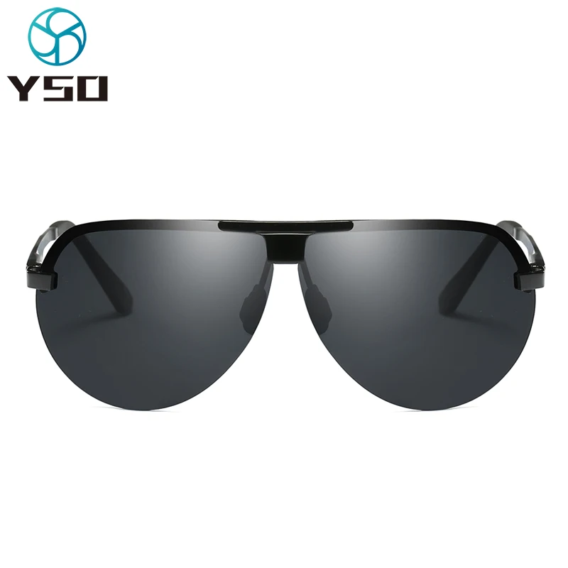 

YSO 2020 Men Black Sunglasses Polarized UV Protection Goggles Men Brand Glasses For Car Driving Driver Sunglasses 532