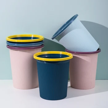 

12L Storage Box Kitchen Waste Bin Trash Bin Storage Holder Bathroom Trash Can Colorful Garbage Rack Cleaning Tool Storage Bins