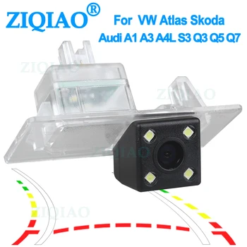 

ZIQIAO for Audi A4L A6L A3 Volkswagen Suzuro Touareg Parking Reverse Monitor System Dynamic Trajectory Rear View Camera HS120D