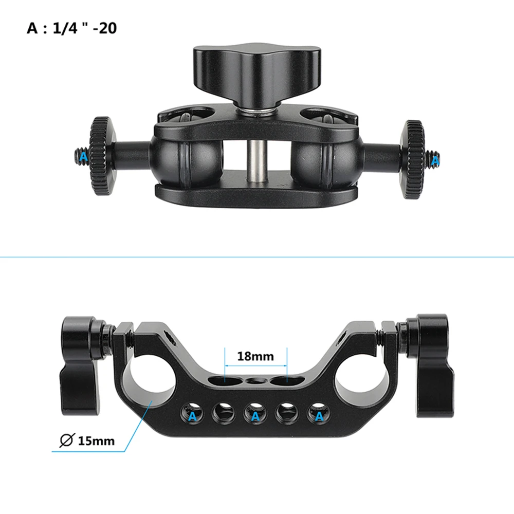 CAMVATE  ε Ŭ,   1/4 ġ-20     , , LED, ,   , 15mm
